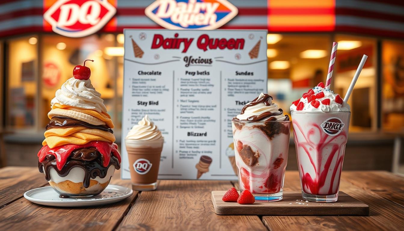 dairy queen dessert menu