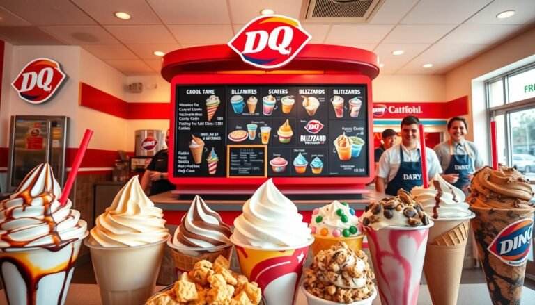 dairy queen ice cream menu