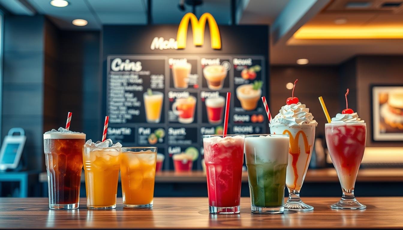 mcdonald's drinks menu