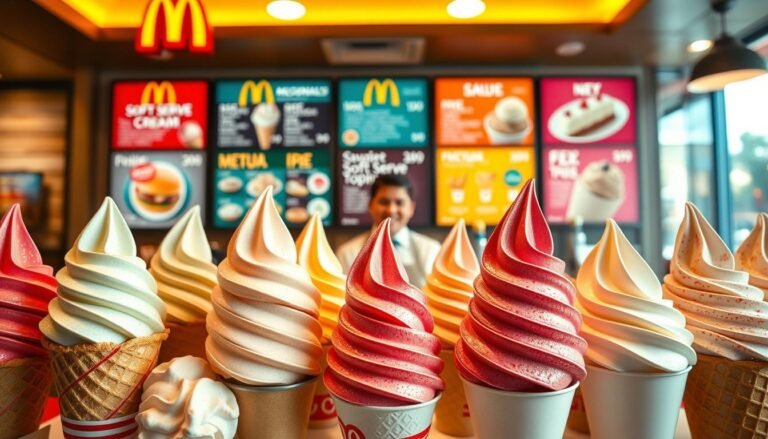 mcdonald's ice cream menu