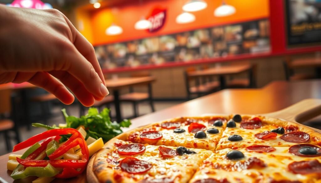 pizza hut customization