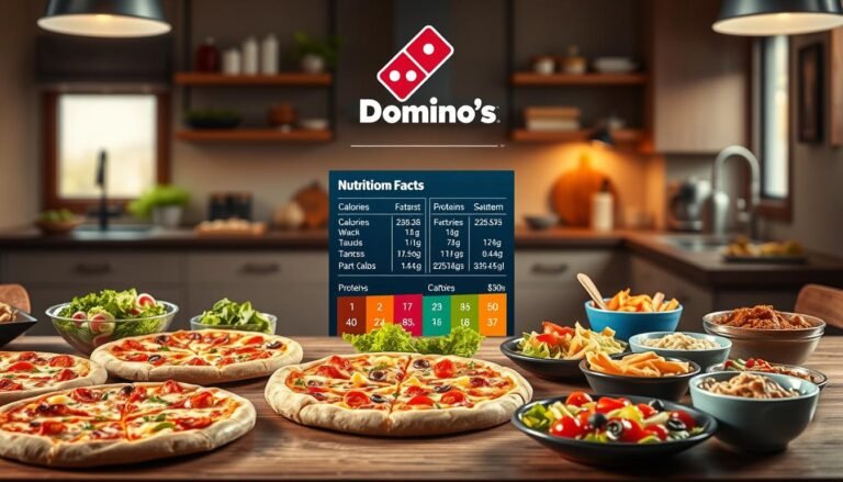 dominos nutritional information