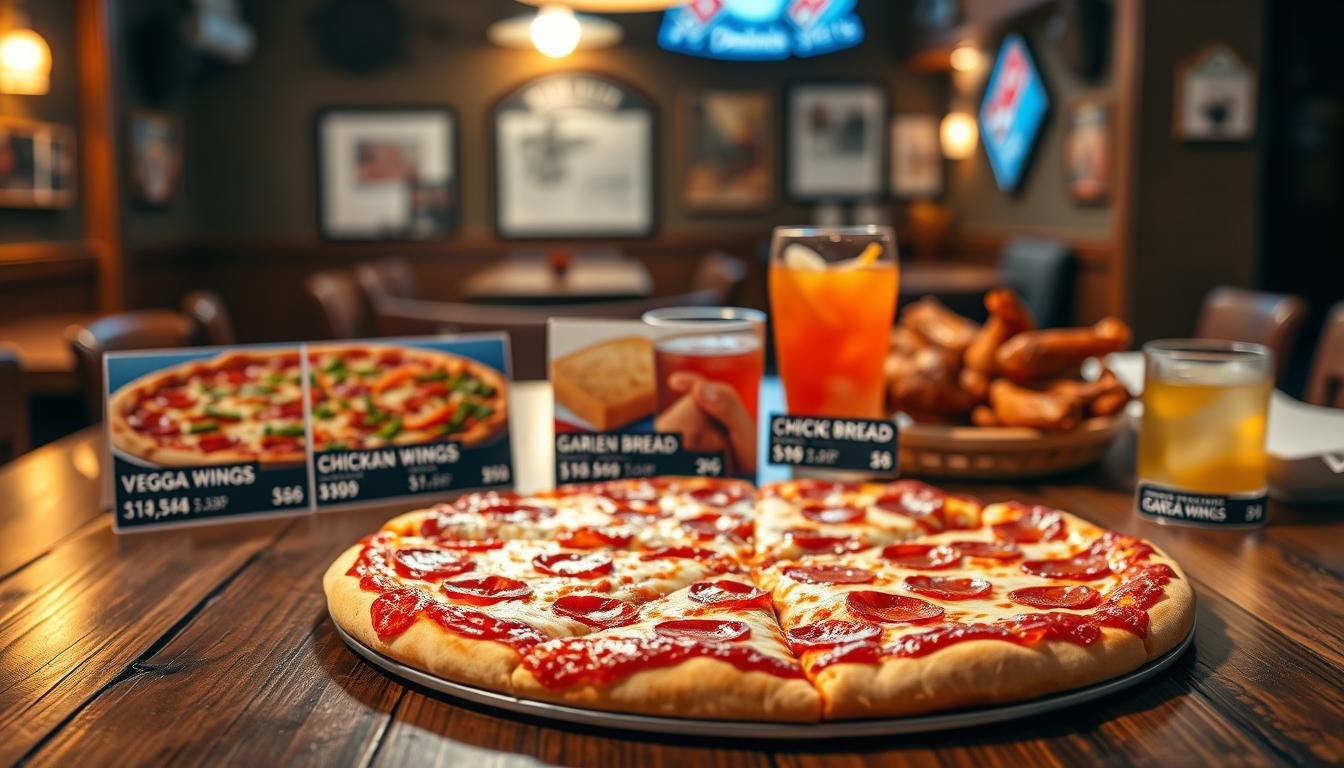 domino's pizza menu with price and pictures