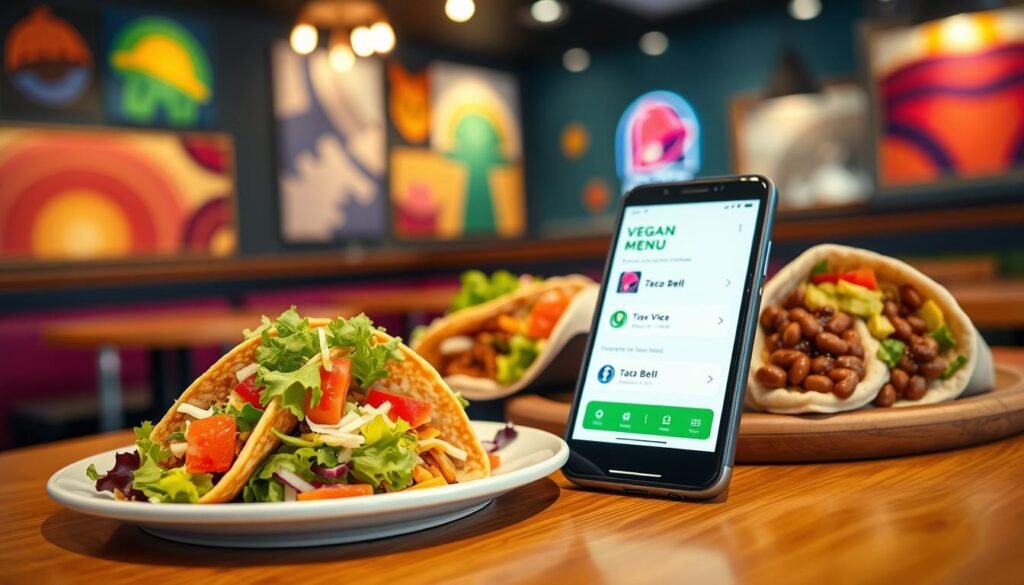 taco bell app vegan orders
