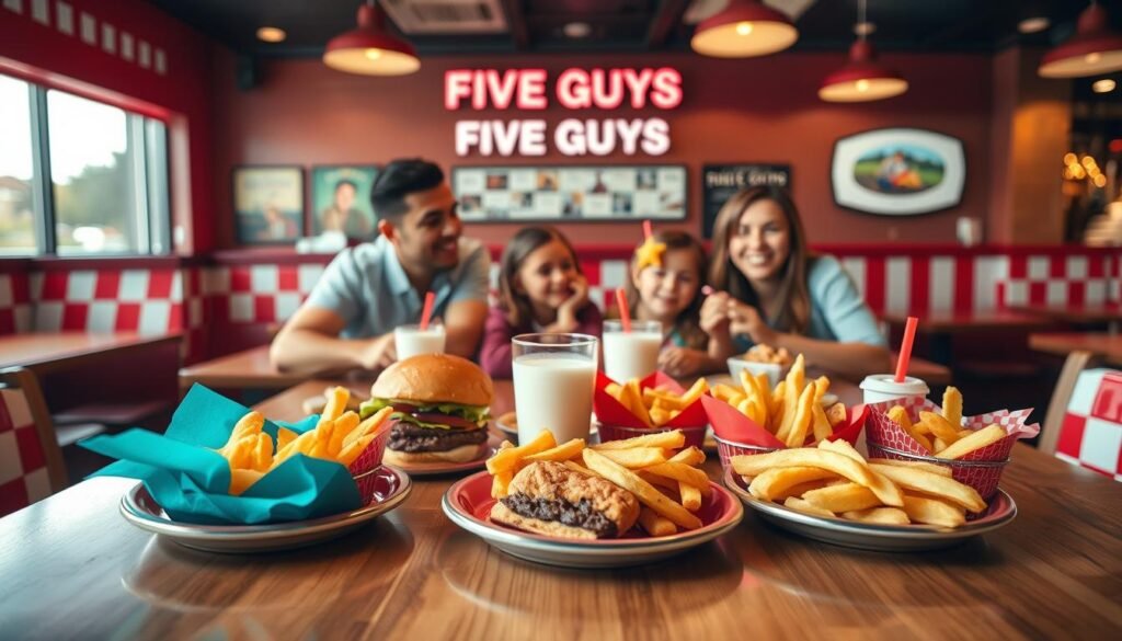 Meal planning tips for families visiting Five Guys