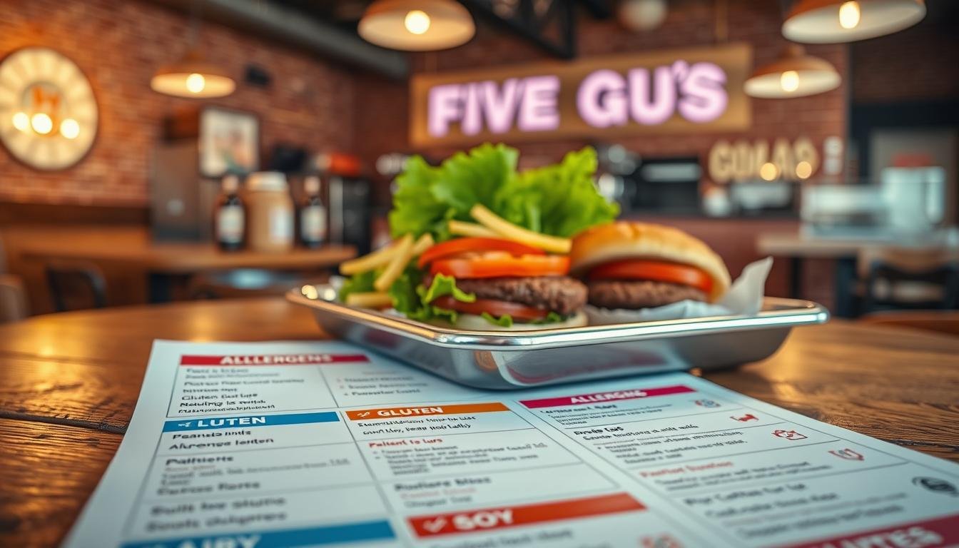 five guys allergen menu