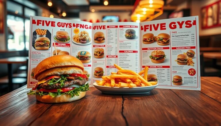 five guys menu nutrition