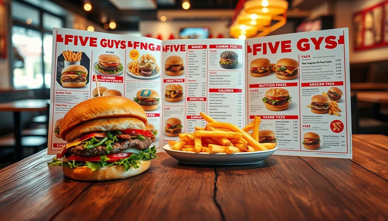 five guys menu nutrition