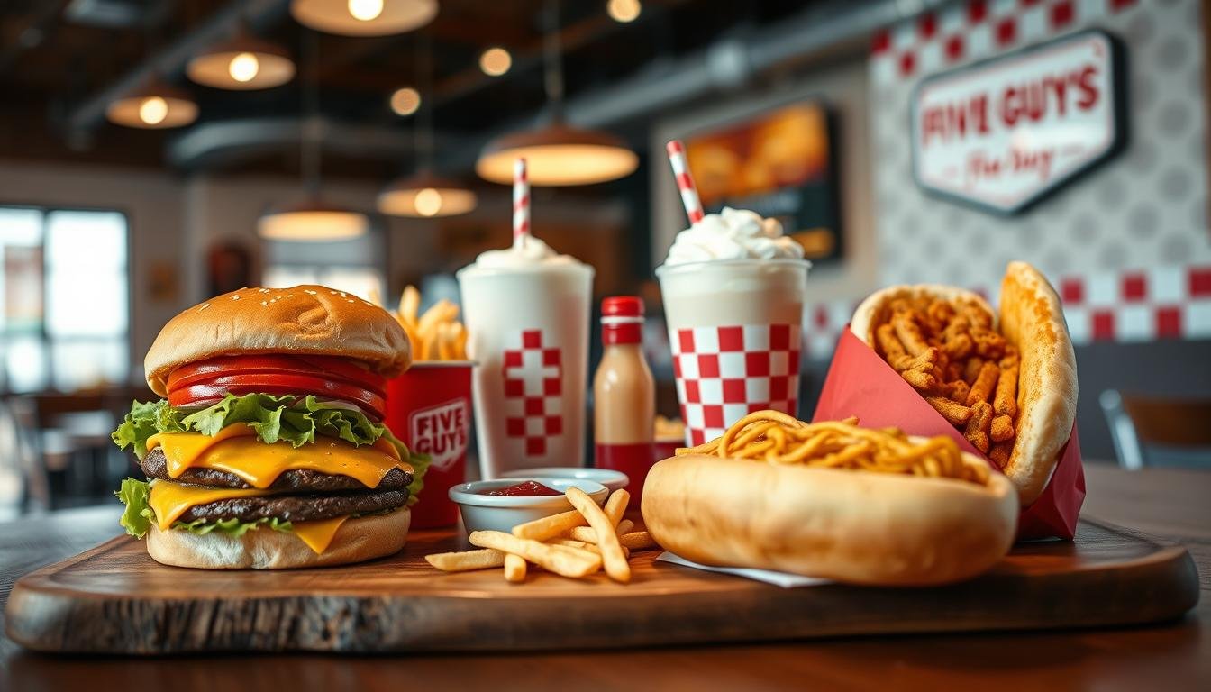 five guys popular menu items