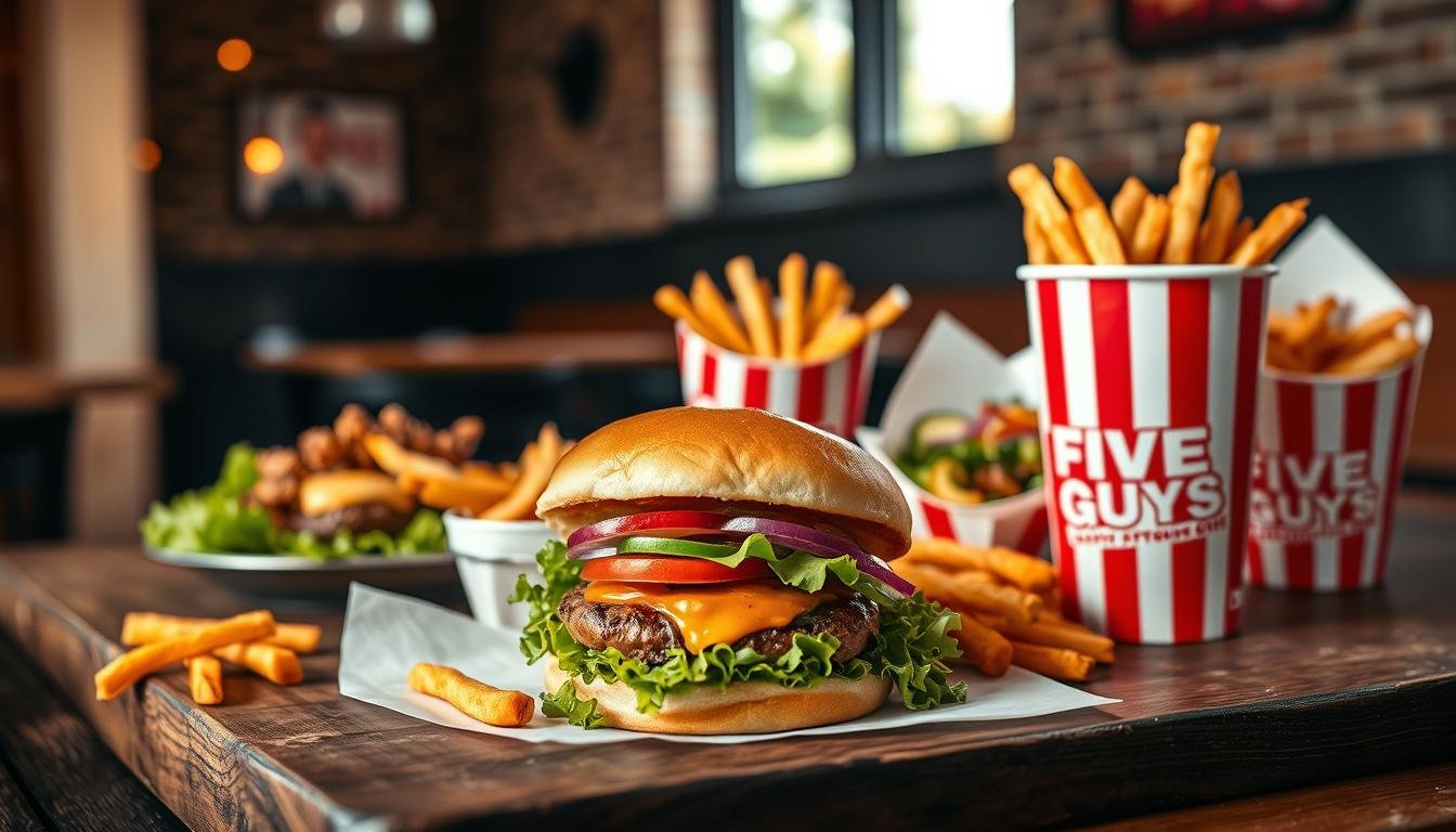 five guys vegan menu